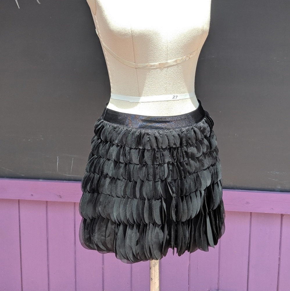 Cute layered mini skirt